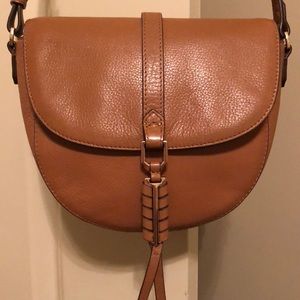 Stella & Dot Covet Sloane Bag Saddle Leather